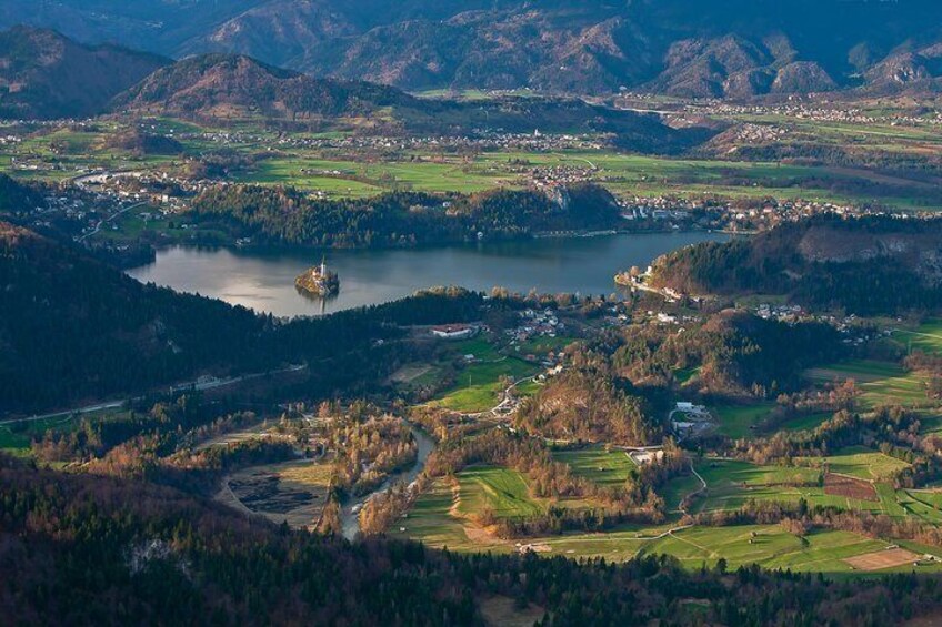 Breathtaking views of Lake Bled