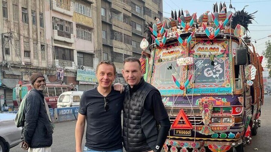 Karachi Walking Tour with German guest