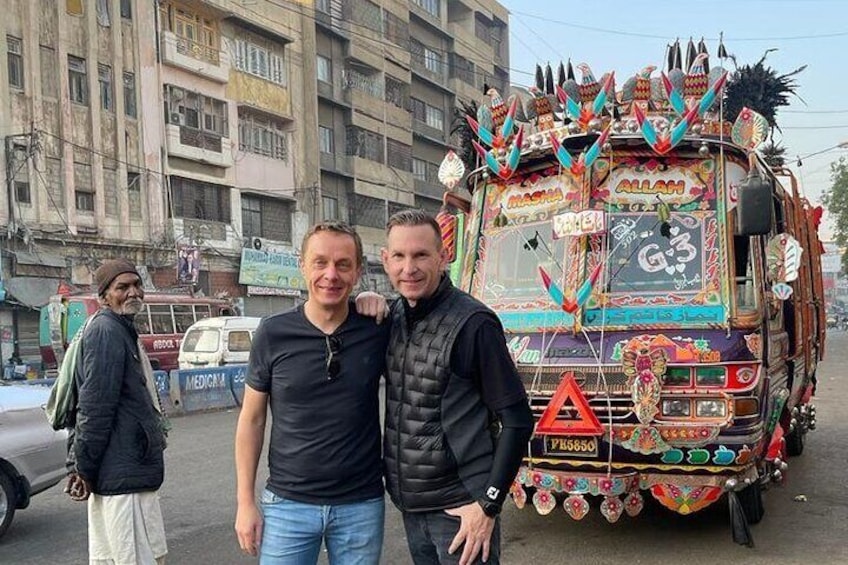 Karachi Walking Tour with German guest 
