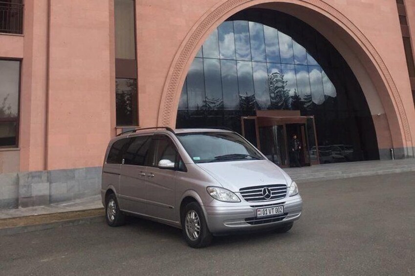 Our minivan mercedes viano with 8 seats