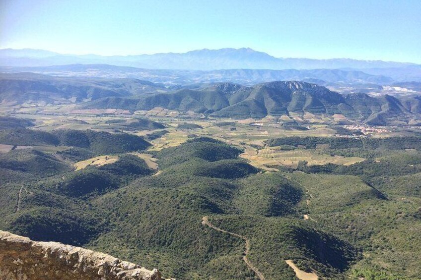 Peyrepertuse Castle, Cathar country, Trésor Languedoc Tours.