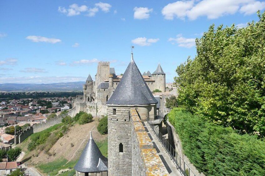 Cité de Carcassonne. Trésor Languedoc Tours