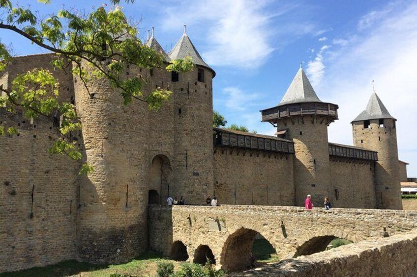 Show item 1 of 6. Day tour : Cité Carcassonne, Lastours castles belvedère,Canal du midi. From Albi