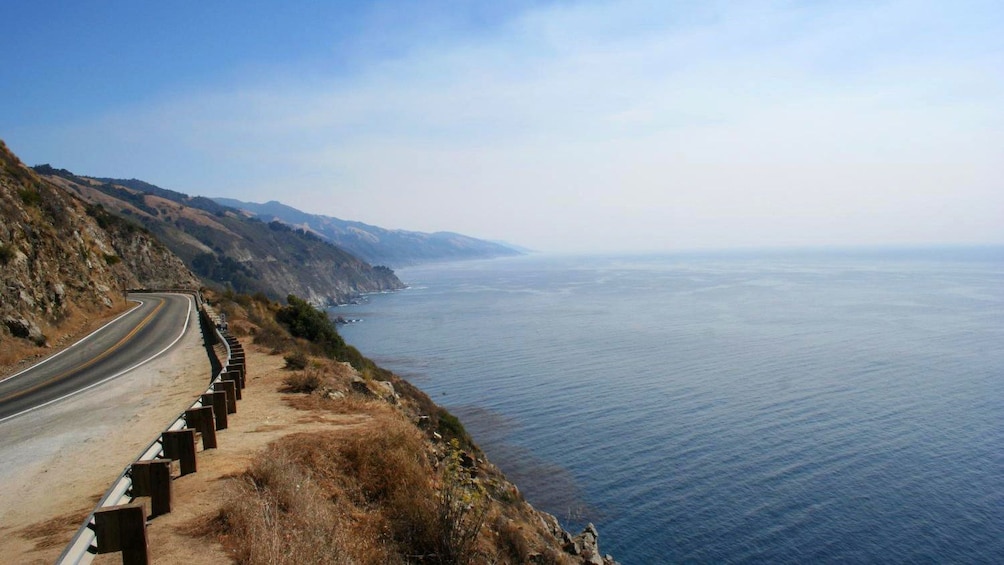 Scenic drive along the coast in Monterey