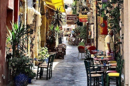 Chania: Old Town, Public Market, Hill of Prophet Elias, Agia Triada