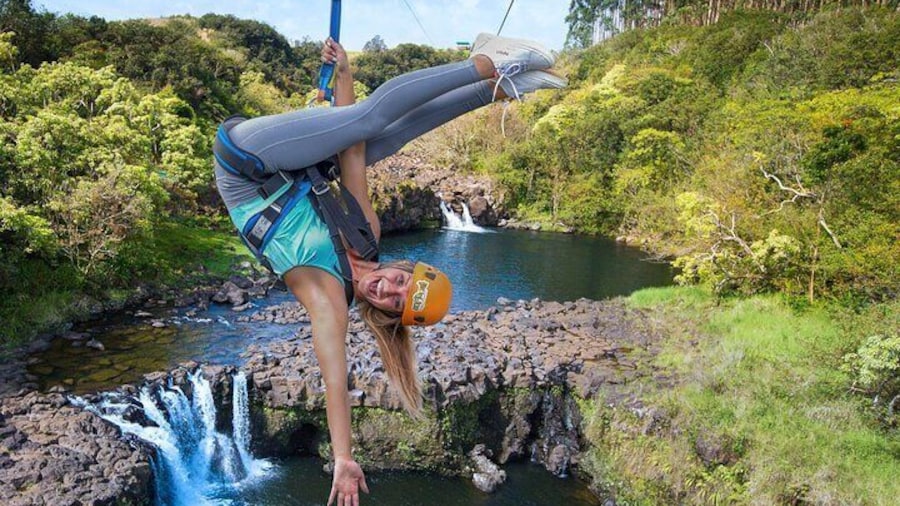 Zip Hawaii Islands Best Waterfall Zipline! The most lines. The most waterfalls!