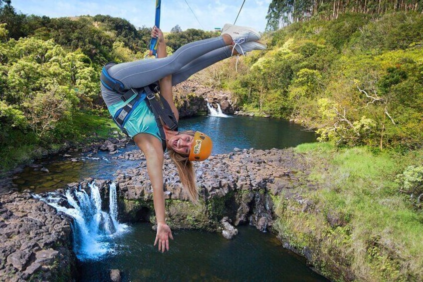 Zip Hawaii Islands Best Waterfall Zipline! The most lines. The most waterfalls!