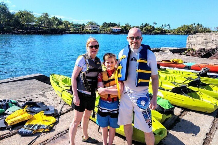 Kayak Snorkel Capt. Cook Monu. See Dolphin in Kealakekua Bay Big Island (3.5hr)