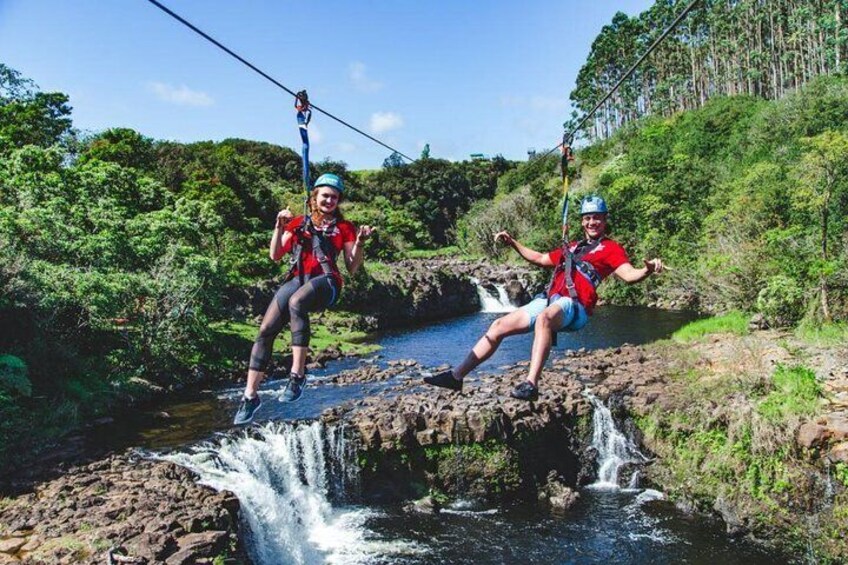 Hawaii's most beautiful zipline!