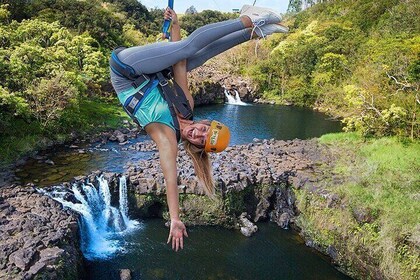 Big Island 9-Line Zipline Experience Plus privat vattenfall Simma