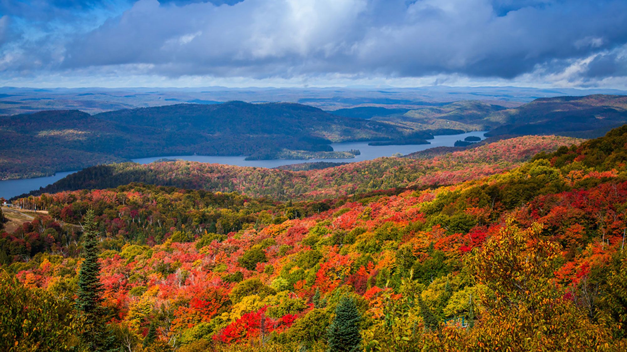 Escapade d'une journée au Mont-tremblant et dans les montagnes des Laurentides