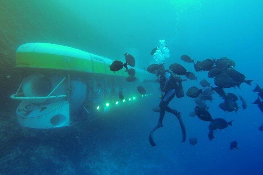 A stopover at 100feet below water.