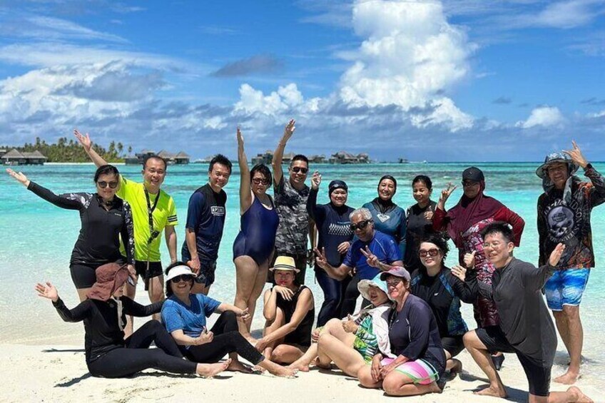 Group Photo at Sandbank