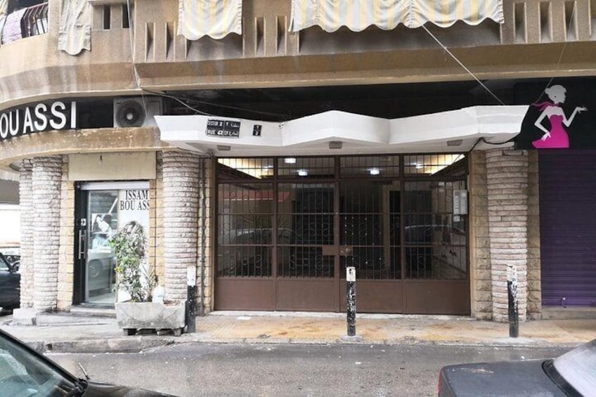 The entrance to you host's home
