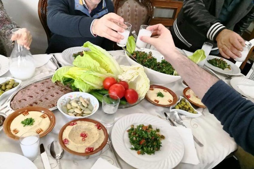Join a Lebanese family for a meal