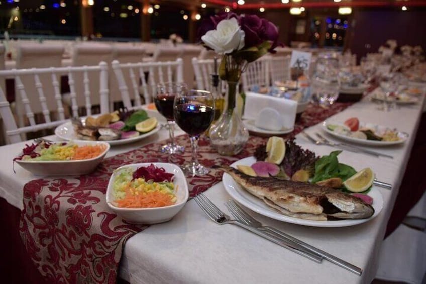 Bosphorus Dinner Show Cruise With Non Alcoholic Menu ISTANBUL Dinner cruise