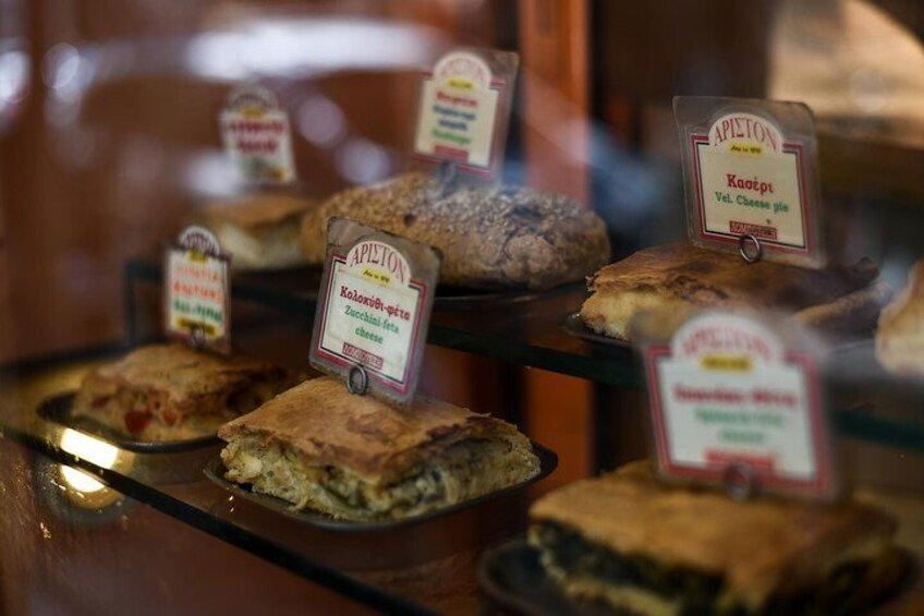 Mouthwatering traditional pies in one of Athens' oldest pie shops