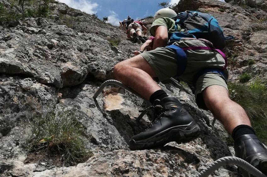 Via Ferrata Tour near Red Lake (Lacu Rosu)