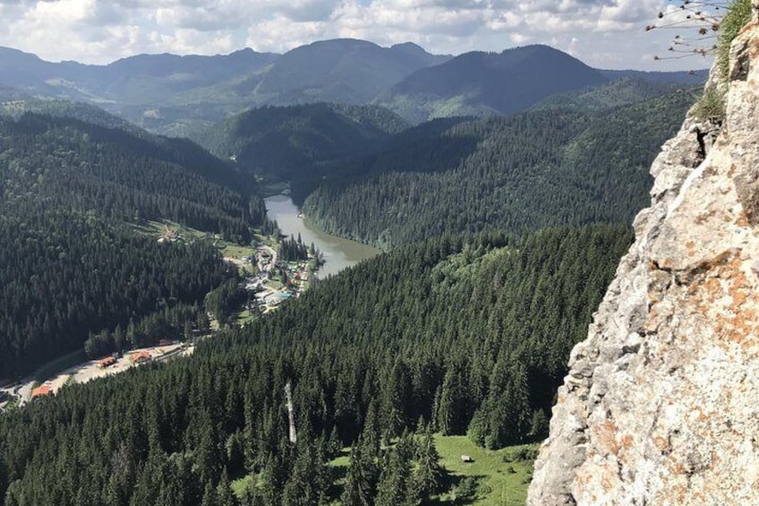 Via Ferrata Tour near Red Lake (Lacu Rosu)