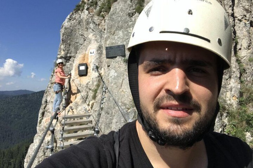 Via Ferrata Tour near Red Lake (Lacu Rosu)