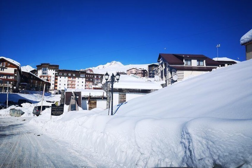 Gudauri in winter