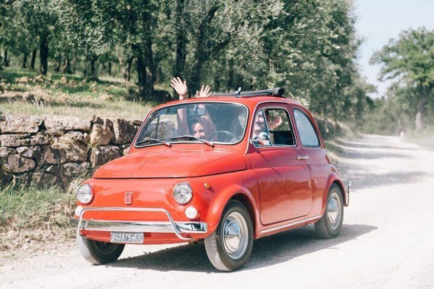 Private 500 Fiat Tour in Tuscany From Siena