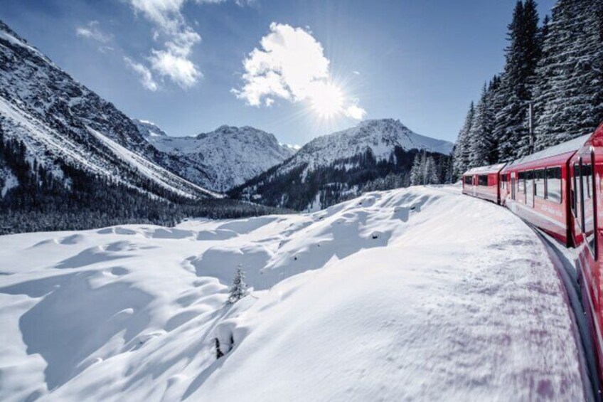 From Milan: St. Moritz and Bernina Express Panoramic Tour