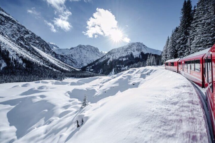 From Milan: St. Moritz and Bernina Express Panoramic Tour