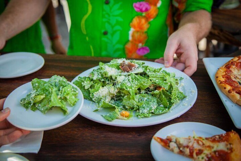 Pizza & Caesar Salad