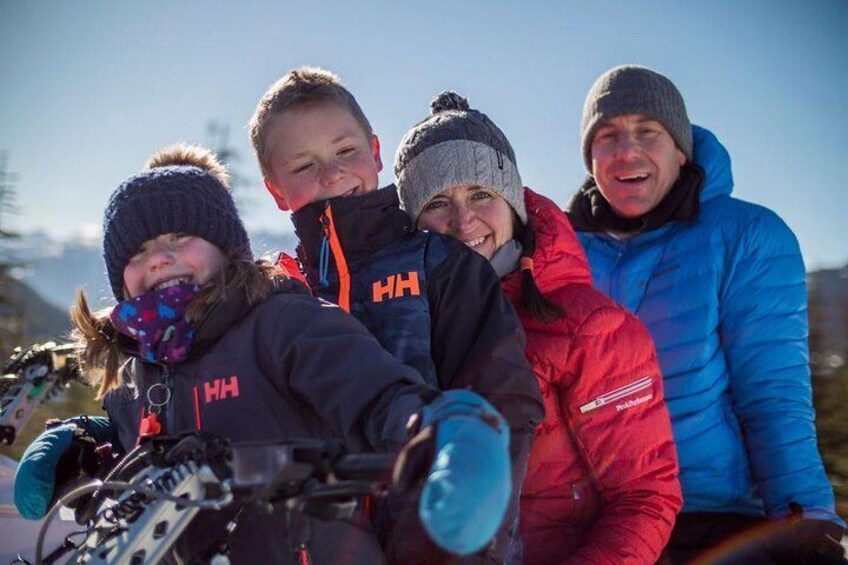 Family Snowmobile Tours with The Adventure Group