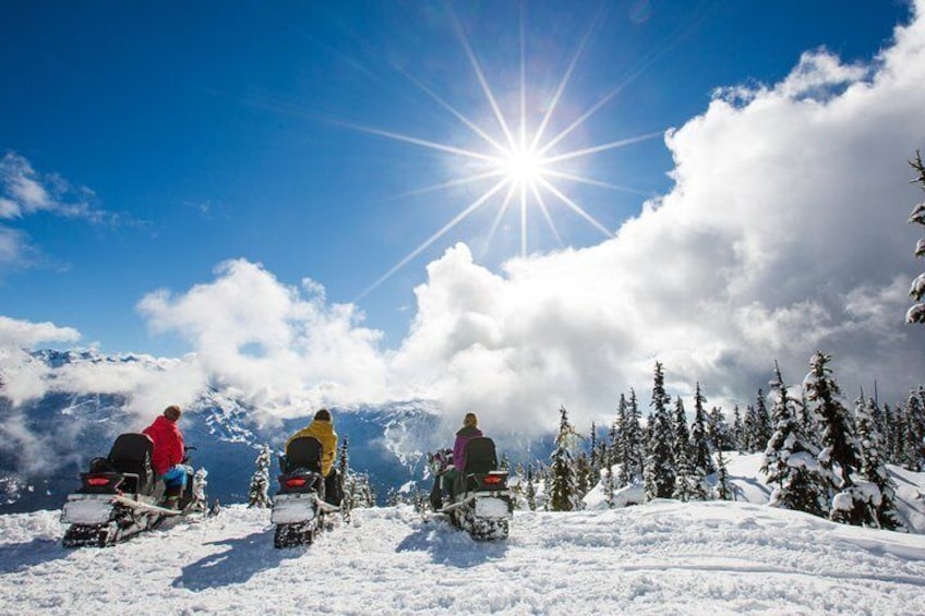 Family Snowmobile Tours with The Adventure Group