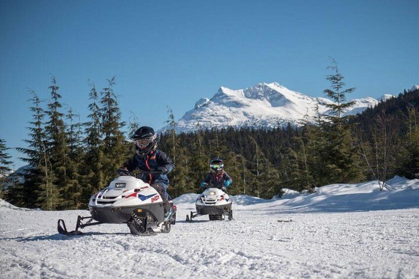 Family Snowmobile Tours with The Adventure Group