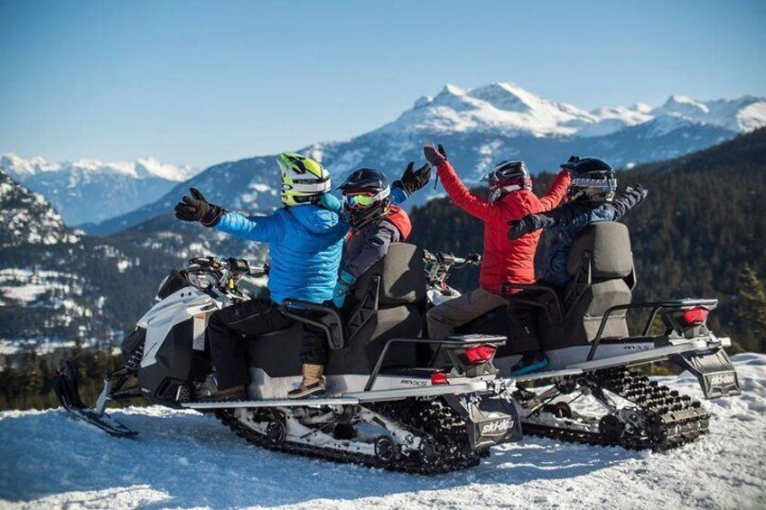 Family Snowmobile Tours with The Adventure Group