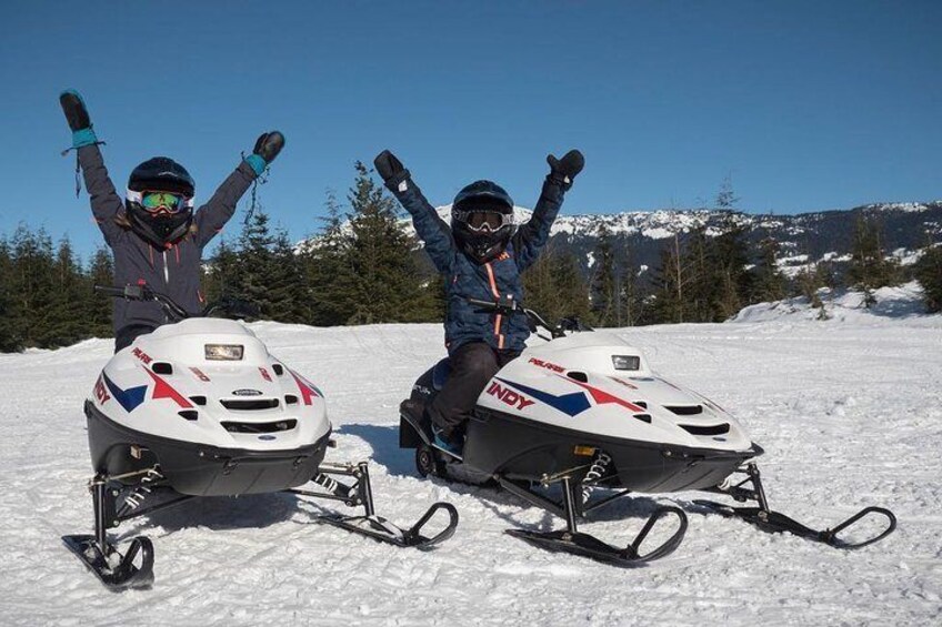 Family Snowmobile Tours with The Adventure Group