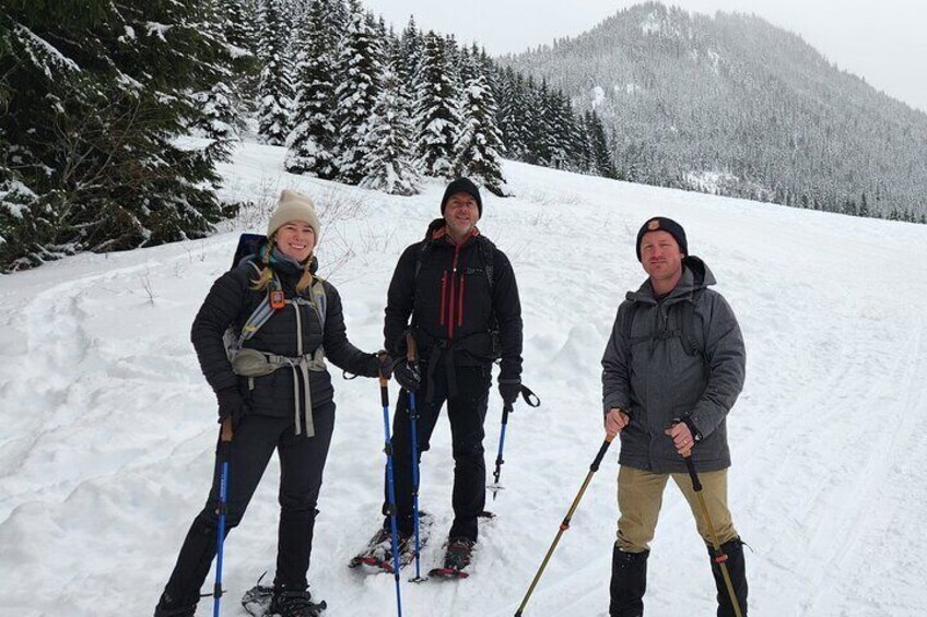 Snowshoeing at Crystal Mountain by Mount Rainier