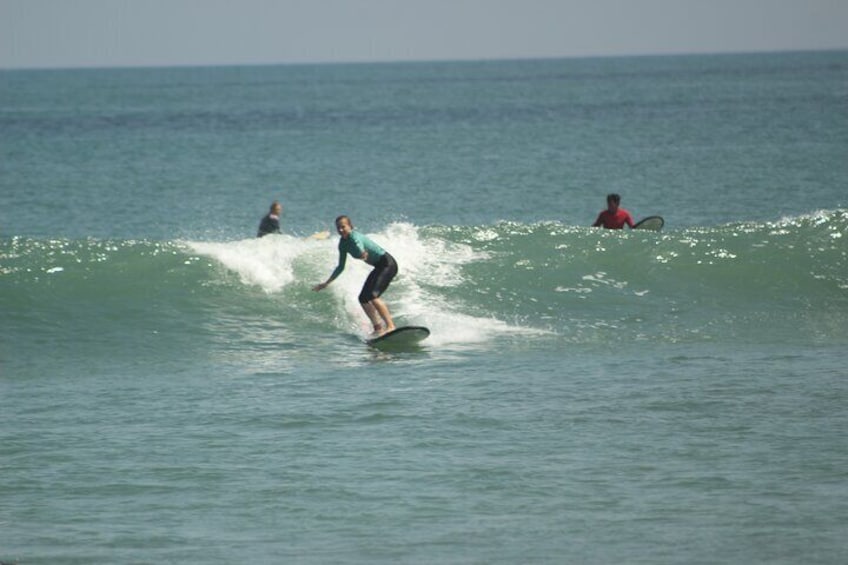 catching green waves
