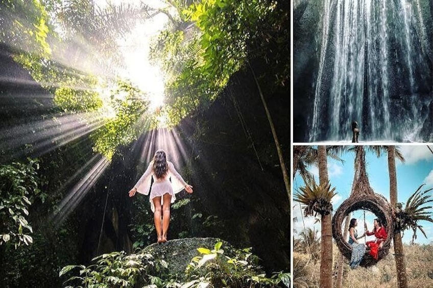 Bali Instagram Tour Included Tickets, Lunch and Swing