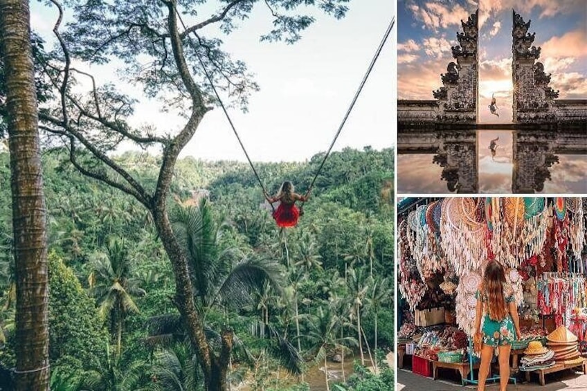 Bali Instagram Tour Included Tickets, Lunch and Swing
