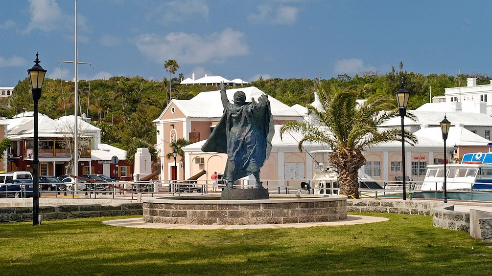 Show item 5 of 5. Statue landmark found in East Bermuda