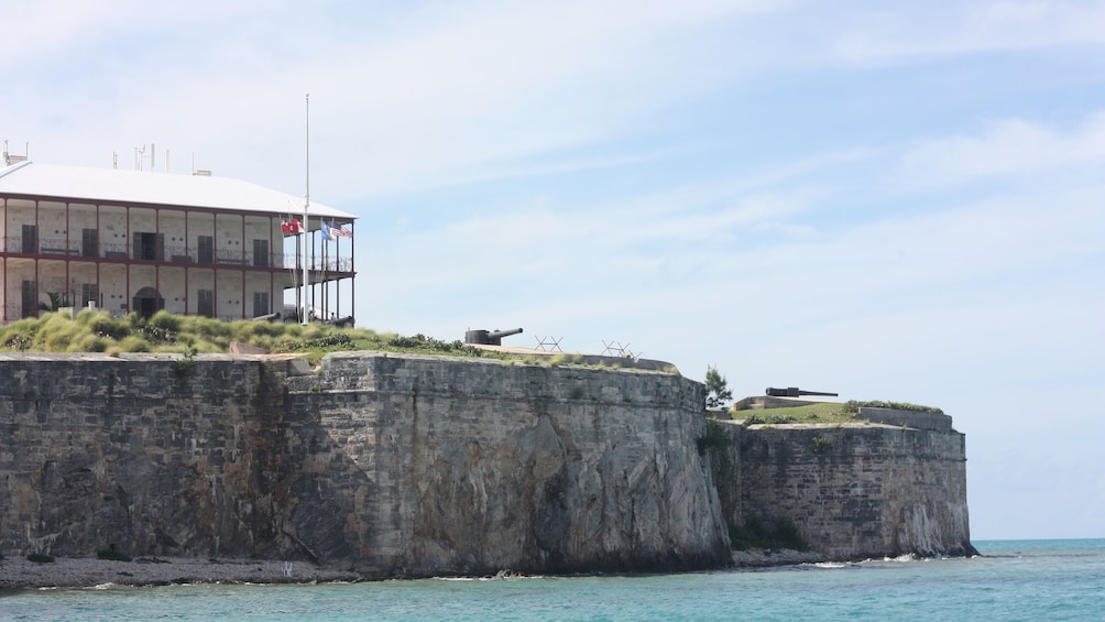 View of a dock in West Bermuda