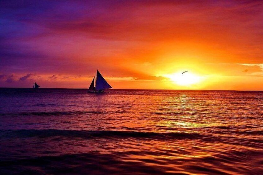 Boracay Sunset Island Hopping w/ Buffet Dinner