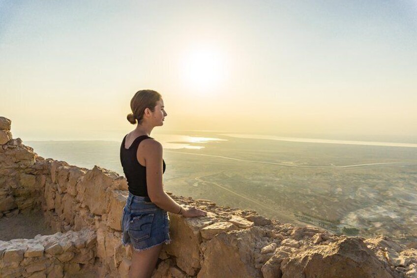 Dead Sea, Masada at Sunrise & Ein Gedi Nature Reserve Tour from Jerusalem