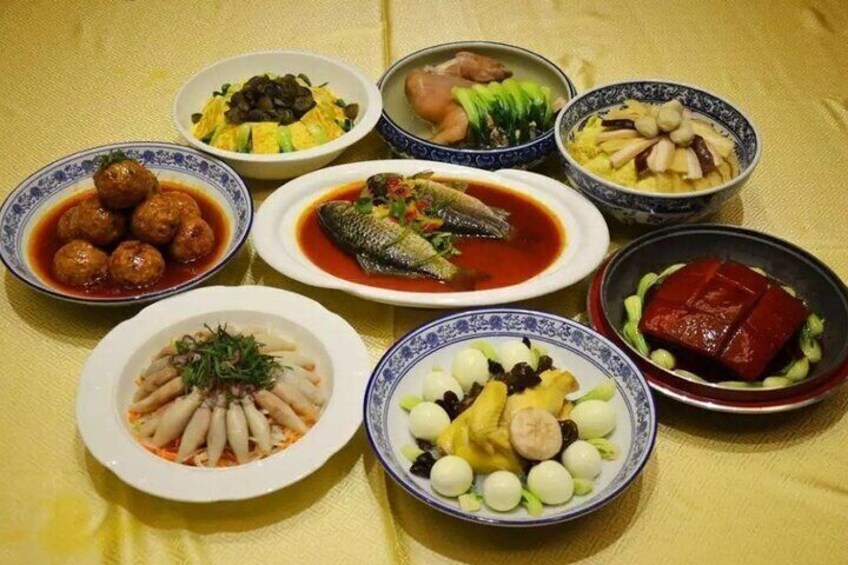 eight big dishes from Shenyang local 