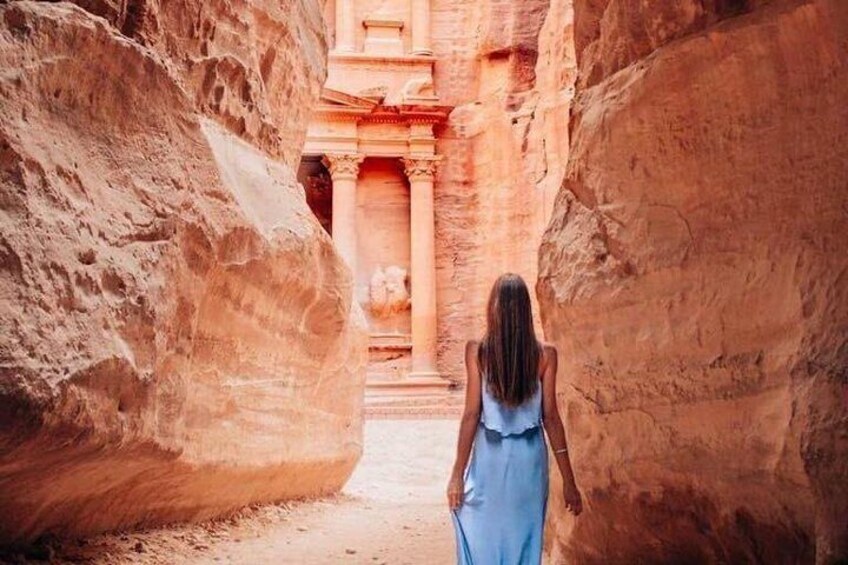 Experience Petra & Wadi Rum in One Day From Amman