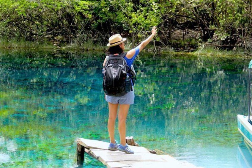 Crater Azul, Full day Tour, From FLORES, Petén.