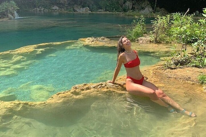 Enjoy The Natural Pools Of Semuc Champey + The Lanquin Caves - Tour from Co...