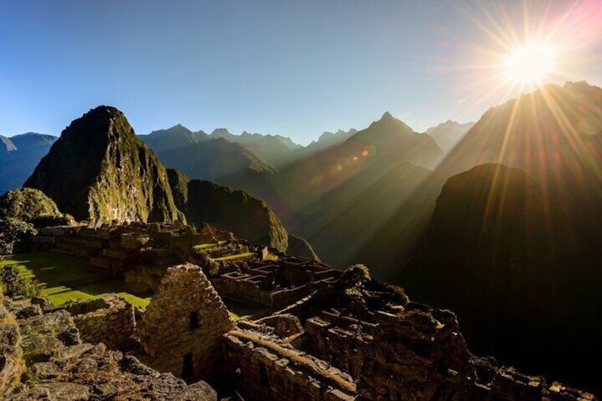 Sunrise In Machu Picchu