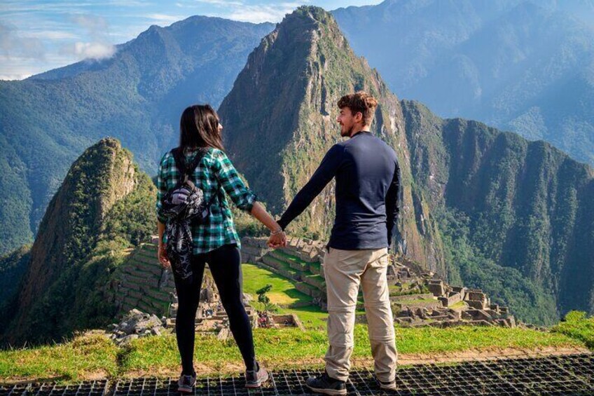 Couple at Machu Picchu