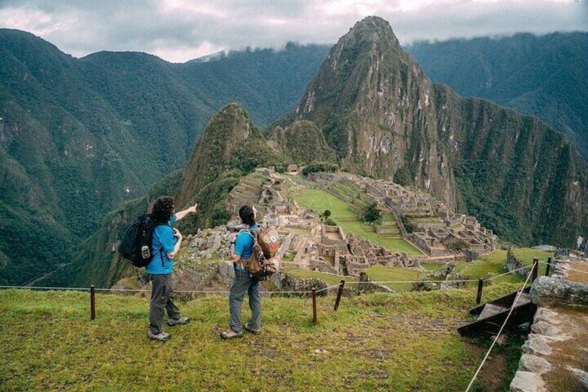 Arrival to Machu Picchu from Inca Trail