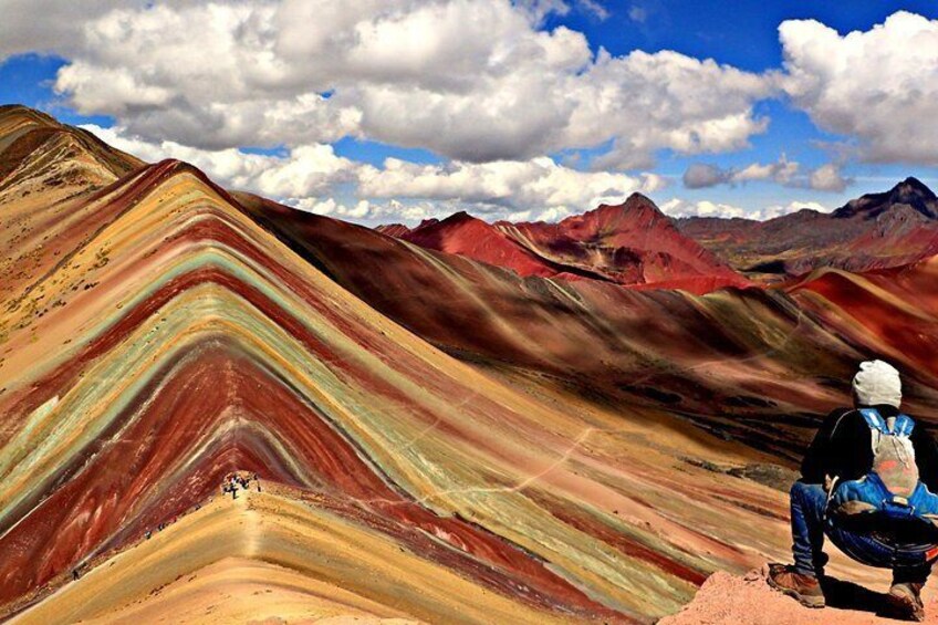The best view of the Rainbow Mountain in Cusco